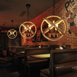 Lâmpadas pendentes modernas Lâmpada de corda vintage Retro Luzes penduradas estilo para cafeteros iluminação industrial