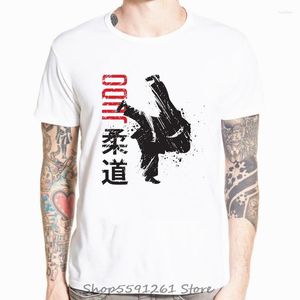 Camisetas masculinas Camisa de judô Men Summer T-shirt Boy Print Tshirt