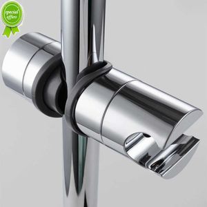 New Bathroom Accessories Universal 18~25mm Abs Plastic Shower Slide Rail Bar Holder Adjustable Clamp Holder Bracket Replacement
