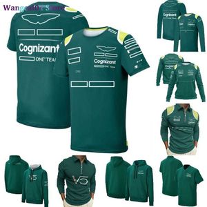 Herrst-shirts F1 Team Racing T-shirt Polo Shirts Formel 1 Driver Overized Breathab T-shirts Men's F1 Hoodie Sweatshirt Outdoor Motocross Jersey 0325H23