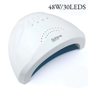 Nageltorkar Sunone 48W UV LED -lampa för S Professional Gel Polish Tork med 4 växel timer Proterable Smart Dryer Tools 230325