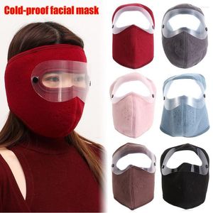 Motorcycle Helmets Cycling Face Mask Thicken Autumn And Winter Protection Plus Velvet Facial Cold-proof