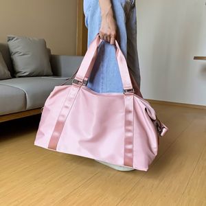 LL Multifunction Nylon Facs Vorage Yoga Gym Gym Carty duffel Travel Travel مقاومة للماء أمتعة شاطئية غير رسمية للسفر