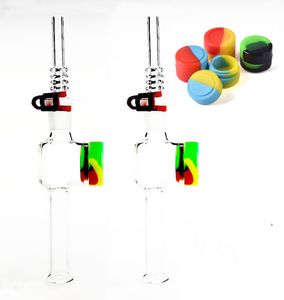 Großhandel Raucherzubehör Glassammler Strohölbrennerrohr für Rauchwasser Dab Rig Bong mit Silikon-Wat-Glas