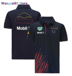 Camisetas masculinas F1 Racing Apparel Team 2021 Racing Suit Polo Polo Motorcyc Motor de lapela de lapela Polyester Polyester Retor