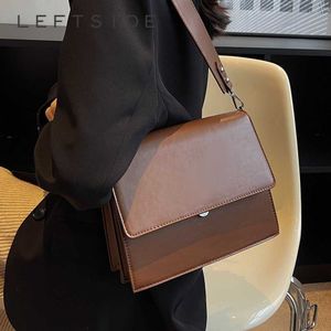 Omuz çantaları çift katmanlı flep crossbody kadınlar için son trend tasarımcısı klasik çanta ve cüzdanlar küçük siyah 230322