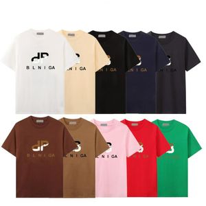 Estate lettera manica corta T-shirt marea degli uomini di marca versione coreana di panno bastone netto rosso degli uomini top ricamo ragazzo sociale mezza manica