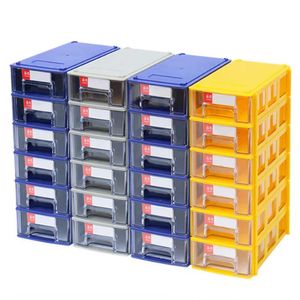 Storage Boxes Bins 1pc Stackable Plastic Hardware Parts Storage Box Screw Parts Tools ification Component Box Tool Storage Container Organizer P230324