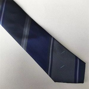 جديد 2023 Cravattino Krawatte Mens الفاخرة Necktie Damier علاقات مبطن من منقوشة التعادل التعادل مع صندوق أبيض أسود أزرق أبيض