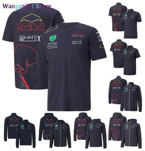 メンズTシャツフォーミュラ1 TシャツF1チームポロシャツ2022夏の新しいレーシングファン