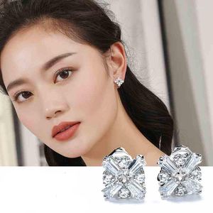 Backs Earrings Fashion No Ear Hole Flower Shape Designer Clip Earring Women Party Jewelery Without For Office Ladies Girl Bijoux Gift