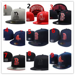 2023 قطعة واحدة مجهزة مبيعات جيدة الصيف ريدز رسالة البيسبول Snapback Caps Gorras Bones Men Women Cincinnati Disual Outdoor Sport Hat A1