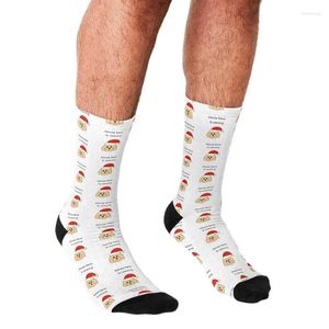 Erkek Çoraplar Erkekler Komik Erkekler Pembe Samoyed Köpek Desen Baskılı Hip Hop Mutlu Sevimli Boys Street Style Çılgın Yenilik