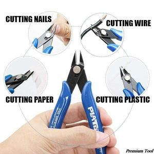 Wire Cable Cutter Precision Diagonal Pliers Stripper Knife Crimper Electrical Repair Tool