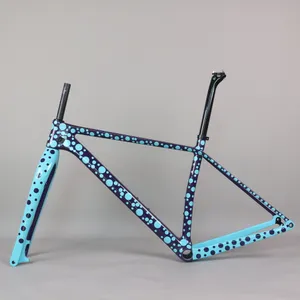 29er Boost Hardtail Mountain Bike Frame FM199 Flachscheibenbremsbremsen kreisförmige Muster Benutzerdefinierte Farbe Max Reifen 2.35 '' ''