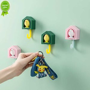 Novo 2022 New Bird Hook Pop Out Wall Key Ploth Saco de gancho adesivo de parede de parede de banheiro porta -tonel