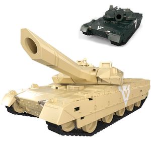 ElectricRC Car 120 RC Tank Shoot Water Bomb Remote Control Bullet 40cm 9ch 27MHz Infraröd LED Elektroniskt fordon för barn Gift 230325