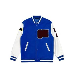 Mens Jackets 야구 대표팀 재킷 편지 편지 자수 가을과 겨울 남성 느슨한 인과 관계 아웃복 코트 mz