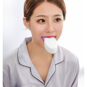 Più nuovo 360 gradi spazzolino elettrico sonico automatico intelligente spazzolino da denti tipo U ricarica USB denti denti sbiancamento denti luce blu sbiancante