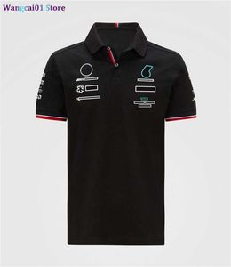メンズTシャツF1 Tシャツ2021新製品レーシングスーツフォーミュラ1チームレースオーバー