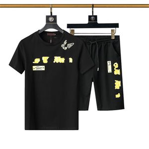 Men tracksuit designer suor Suorne Duas peças Conjunto de moletom esportivo com capuz de manga comprida para calças de primavera de trajes de trilhas de fundo Man Joggers Ternos casuais 06