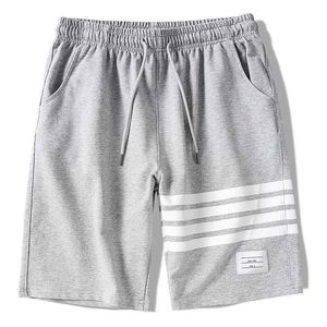 Wysoka wersja Summer Small Terry TB Shorts Knitte Men's and Women's Sport Lose Capris Casual Pants