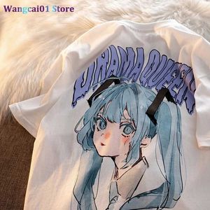 Camisetas masculinas Streetwear Harajuku Ataque de anime japonês na camiseta de fadas Titan Mulheres curtas Seve Y2K T-shirt Kawaii Tshirt de grandes dimensões 0325H23