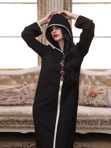 Etniska kläder Ramadan Eid Mubarak Abaya Dubai Turkiet Indian Islam Hijab Muslim modeklänning Kaftan Robe Longue Femme Dresses for Women Caftan 230324