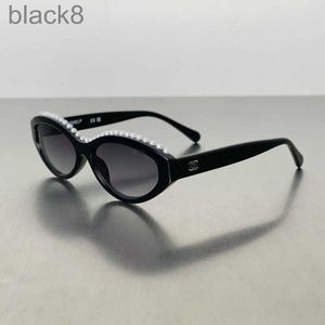 Güneş Gözlüğü Tasarımcısı 23 Yeni Kadın Gözlük Çerçevesi İnci Süslenmiş Kedi Gözü Fransız Premium K107