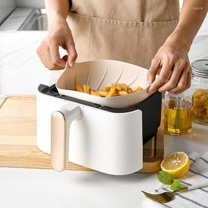 Miski Air Fryer Silikonowa mata na patelnię -Ugraniczna doniczka do pieczenia jednorazowa