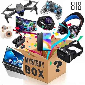 Mystery Box Electronics Случайные коробки День рождения Сюрпризы Подарки для взрослых счастливчики, такие как дроны умные часы Bluetooth -динамики Bluetooth Hearsets 818d