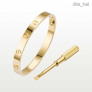 Love Screw Bracelet Designer Bracelets Fashion Bangle Luxury Jewelry Women Accessories Titanium Steel Alloy Gold-Plated Never Fade Not Allergic Store/21788277