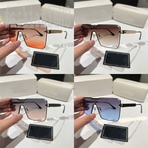 Designerskie okulary przeciwsłoneczne tarcza luksusowe szklanki Czarna cienka metalowa rama jazdy lunete de soleil mody ponadwymiarowe męskie okulary przeciwsłoneczne ochrona UV AAAAA PJ070 C23