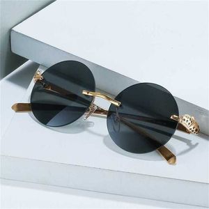 10% OFF Luxury Designer New Men's and Women's Sunglasses 20% Off card fashion small round frame trend SunglassesKajia