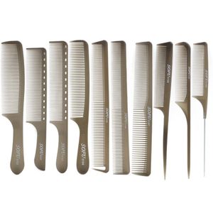 10 Styles Hair Comb Brush Ponytail Anti-static Straight Hair Pro Salon Hairdressing Hair Combs Styling Tools Barber Accessories 314