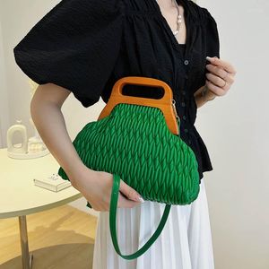 Torebki wieczorowe torebka drewniana sprzęgło dla kobiet top desing mody torba drewniana skórzana crossbody