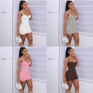 Sexy Dress 2023 StrapWomen Corset Night Club Bandage Dresses Satin Mini Bodycon Summer Dress Vestido