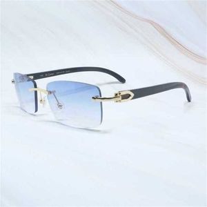 20% de descuento en gafas de sol nuevas para hombres y mujeres de diseñador de lujo 20% de descuento en gafas de marca para hombres Marcos de madera Blanco Negro Cuerno de búfalo Gafas de sol Aficionados a la moda Gafas de maderaKajia