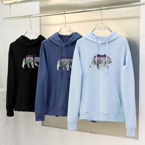 Kampanjpris Patamens kvinnors tröja Spring Autumn Winter Sweatshirts Letter O-Neck Loose Casual tröja Långärm 300G 110593 Black Navy Blue Sky Blue