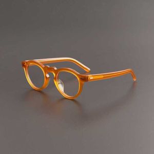 Designer di lusso maschile occhiali da sole femminile piatto telaio per occhiali fatti a mano nello stesso stile uomini donne miopia artistica può il numero di tendenze della personalità