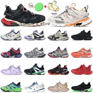 Casual Top Fashion Shoes Triple s Track 3.0 Womens Old Grandpa Sneakers Black White Green Pink Dark Blue Sliver Grey Mens Women