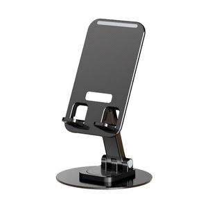 Nuovo supporto per telefono flessibile, supporto per telefono cellulare tablet da tavolo staffa pieghevole multifunzione di classe di rete rotante in lega di alluminio
