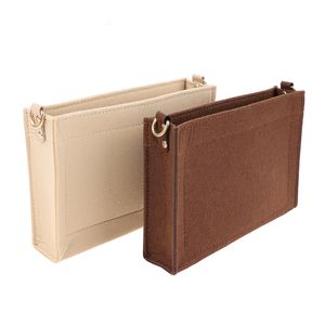 Astucci per cosmetici 19 26 Organizer per borsa con inserto per borsa con borsa da toilette con anello a D 26 Organizer di lusso con inserto per borsa per trucco a catena per borsa da toilette 230325