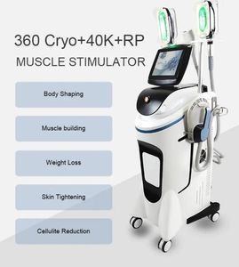 2 w 1 EMS zamrażanie odchudzającego tłuszcz Cellulit usuwanie maszyny do odchudzania Cryo 5 uchwytów urządzenie domowe urządzenie elektroniczne stymulator mięśni tyłka