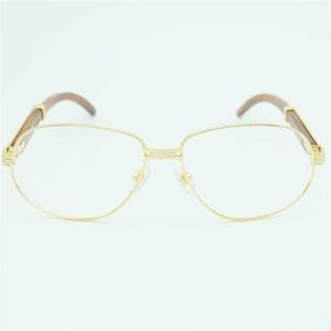 Luxury Designer Fashion Sunglasses 20% Off Gold Clear Frames Computer Eye Frame for Men Mens Transparent Glasses Optical Eyewear FraemsKajia