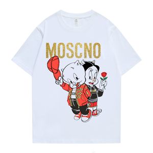 Moschinn Mens T-Shirts Womens Designers T shirts Fashion Men Tees spring Auumnt M-XXL #CH55