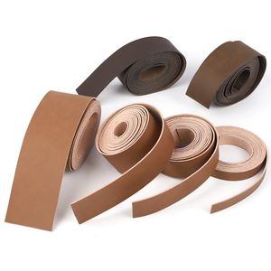 Bag Parts Accessories 2 MetersPieces Microfiber Leather Tape Brown Coffee Soft Leather Cord for DIY Handmade Jewelry Bag Accessories Clothing Belt 230325