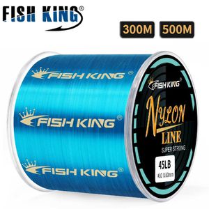 Balıkçılık Aksesuarları Fishing 300m 500m Balıkçılık Hattı Naylon Hat Süper Güçlü 4.13-34.32lb Monofilament Hattı Japonya Sazan Balıkları için Balık Hattı P230325