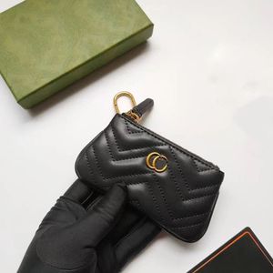 Mode korta plånböcker Nytt myntväska multifunktionellt läder bärbara kvinnors läppstift nyckel mini nyckel pås kortklipp upskala enkla flerfärgade handväskor