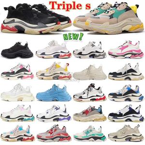 OG Balencigas Balencaigaity Designer Direct Paris Triple-S Casual Dad Shoes Overdimasy Mens Womens Track Triple S Black White Gym R ADQ